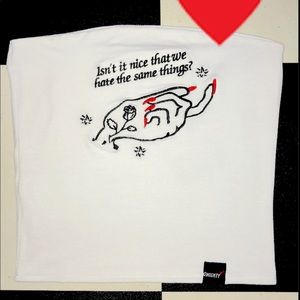 Omighty tube top isn’t nice we hate the same thing